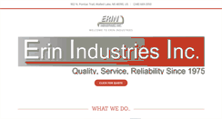 Desktop Screenshot of erinindustries.com